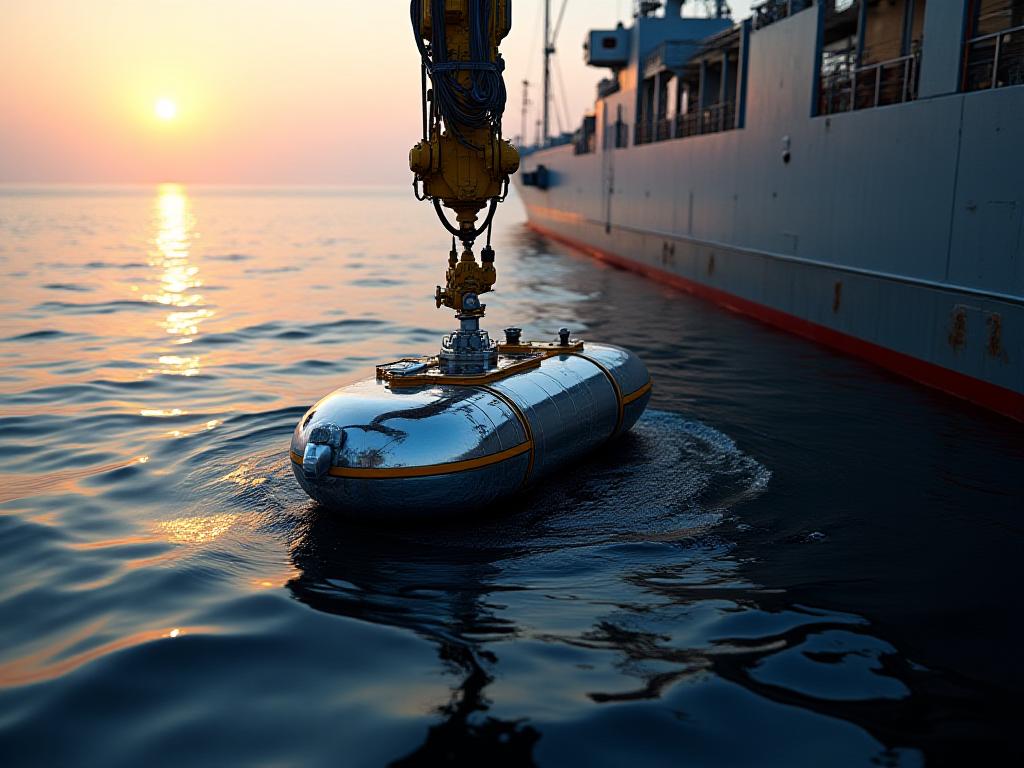 Advanced underwater sonar deployment from a research vessel